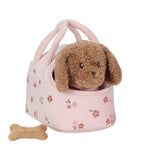 KnuffelHond Jackey in Tas | Little Dutch