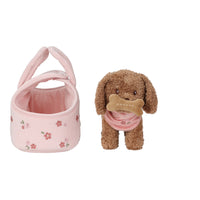 KnuffelHond Jackey in Tas | Little Dutch