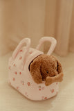 KnuffelHond Jackey in Tas | Little Dutch