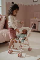 Poppenbuggy Roze Essentials Soft Flowers | Little Dutch