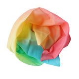 Speeldoek Pastel Regenboog 90 x 90 cm | Laura's Play Cotton