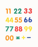 Houten Magnetische Nummers en Letters | Tix & Mix