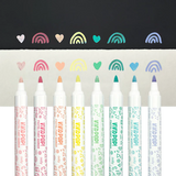 Vivid Pop Acryl Markers Water Based Paint Markers Pastel 8 Stuks | Ooly