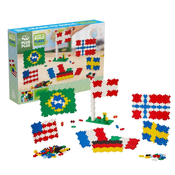 Learn to Build vlaggen | Plus Plus