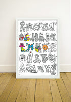 ABC Reuze Poster | OMY