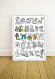 ABC Reuze Poster | OMY
