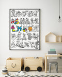 ABC Reuze Poster | OMY