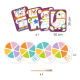 Schilderen met een palet Bolle wangetjes | Djeco