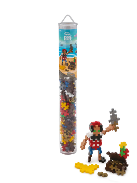 Piraat Tube 100 Stuks | Plus Plus
