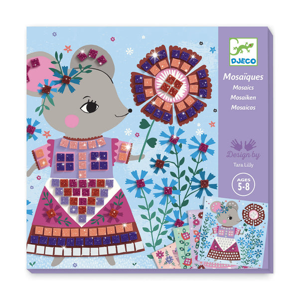 Schattige Huisdieren Mozaïek Stickers | Djeco