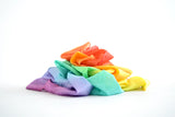 Pastel Rainbow Play Cloth 120 x 120 cm | Laura's Play Cotton