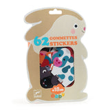 Stickers Boerderijdieren 62 Stuks | Djeco