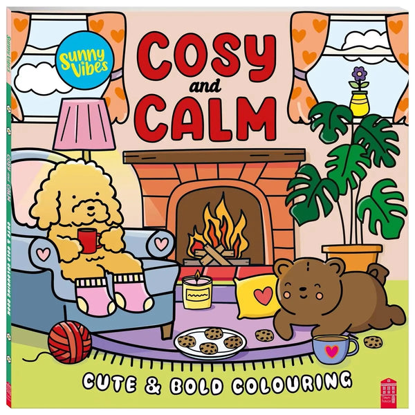 Sunny Vibes Cosy and Calm | Cozy Colouring