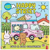 Sunny Vibes Happy street | Cozy Colouring