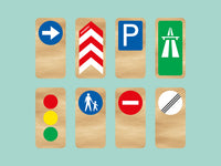 houten verkeersborden speelgoed