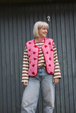 Alwero X Salty Tyb Adult Bodywarmer Bubblegum Heart | Alwero