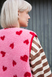 Alwero X Salty Tyb Adult Bodywarmer Bubblegum Heart | Alwero