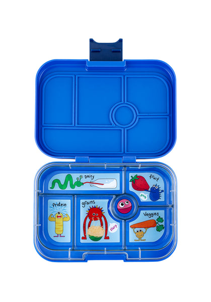 Yumbox Original 6-vakken | Surf Blue Funny Monsters