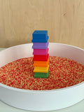 bakjes voor sensorisch spel