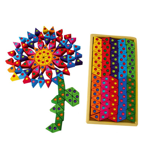 Glitter Blocks Set With Light Building Cube | Bauspiel