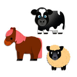 Stickers Boerderijdieren 62 Stuks | Djeco