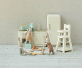 Bread Box with Cutting Board and Knife Miniature | Maileg
