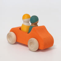 houten cabriolet oranje