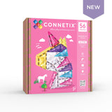 Glitter Unicorn 56 delig | Connetix Tiles