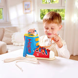 Leren Strikken Veterschoen | Hape