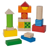 sensorische houten bouwblokken
