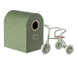 Maileg Abri à Tricycle Mouse Green | Maileg