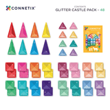 Glitter Castle - 48 delig | Connetix Tiles