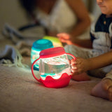 Mini Sensory Play Jar pink | Glo Pals