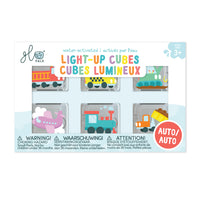 Auto Light-Up Cubes 6-pack | Glo Pals