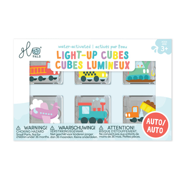 Auto Light-Up Cubes 6-pack | Glo Pals