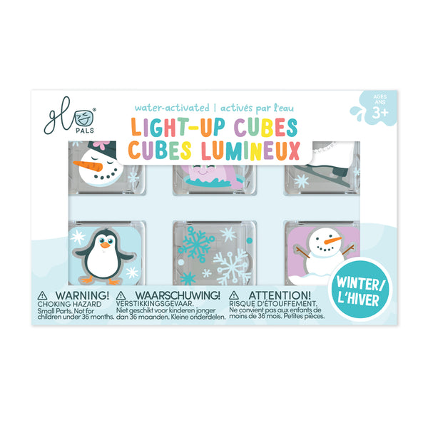 Winter Light-Up Cubes 6-pack | Glo Pals