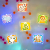 Zoo Light-Up Cubes 6-pack | Glo Pals