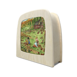 Baukje Exler | Het rode huisje herfst | Silhouet | Toverlux