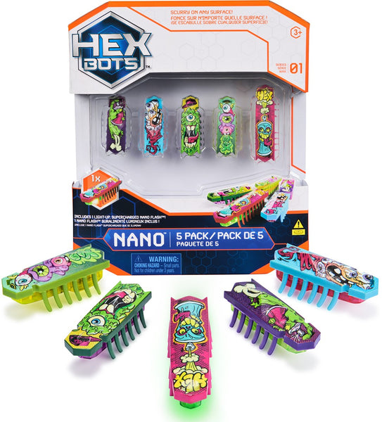 Hexbug 4 x Nano + 1 Flash 5-Pack