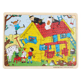 Houten Puzzel Pippi Langkous 24 stukjes | Barbo Toys