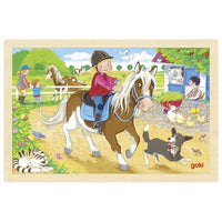 Houten Puzzel Pony Boerderij | Goki