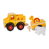 Houten Dierentuinwagen Met Trailer