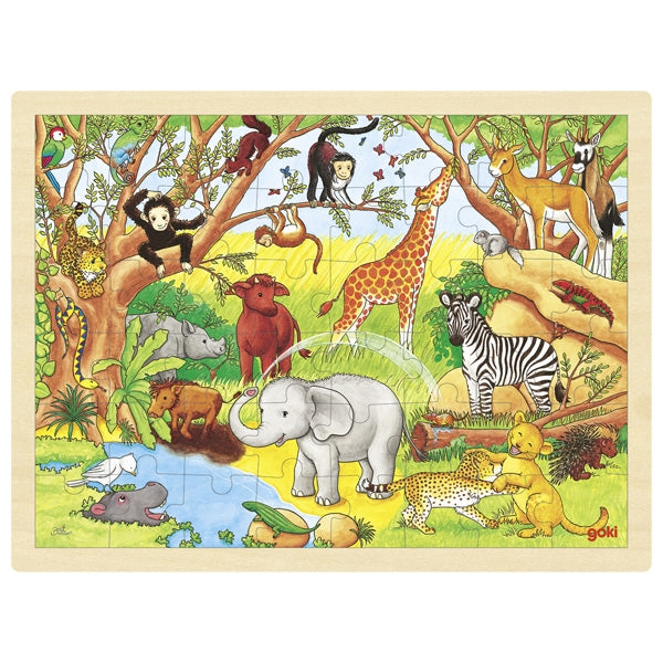 houten puzzel safari dieren afrika