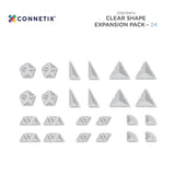 Clear Shape Expansion Pack - uitbreidingsset 24 stuks | Connetix Tiles