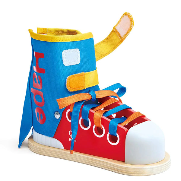 Leren Strikken Veterschoen | Hape