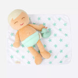 Pluchen Badpop Jongen Blond Large | Lullababy