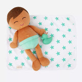 Pluchen Badpop Jongen Bruin Large | Lullababy