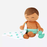 Pluchen Badpop Jongen Bruin Large | Lullababy