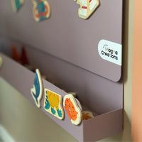 Opbergschap L voor Magneetbord Paars | Magna Creations