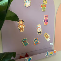 Opbergschap L voor Magneetbord Paars | Magna Creations